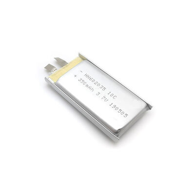 PL602035 MSDS 3.7V 350mAh Lithium Ion Polymer Battery