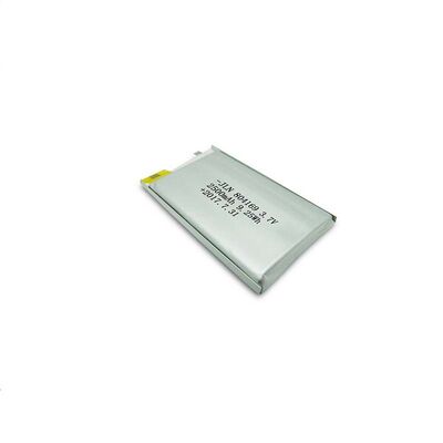 1C Discharge PL804169 3.7V 2500mAh 9.25Wh Li Ion Polymer Cell