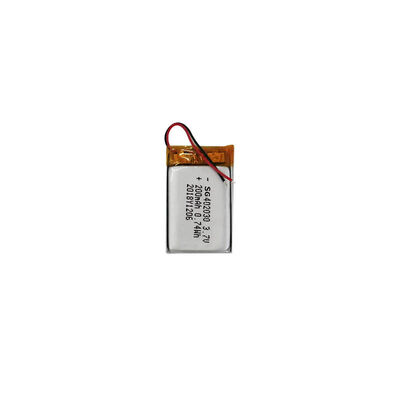 PL402030 3.7V 200mAh Rechargeable Lithium Polymer Li-Po Battery with Positive Negative Wires for Ultra-Mini Portable Gadgets, MSDS China Manufacturer