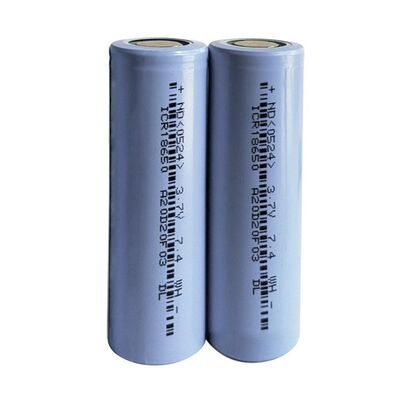 UN38.3 Certified | Rechargeable Lithium Polymer Battery | 5C High Power 3.7V 2000mAh 18650 Lithium Ion Battery for Consumer Electronics | Made in China