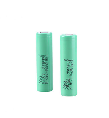 IEC62133 Samsung 3.7V 2500mAh 9.25Wh 18650 Li Battery