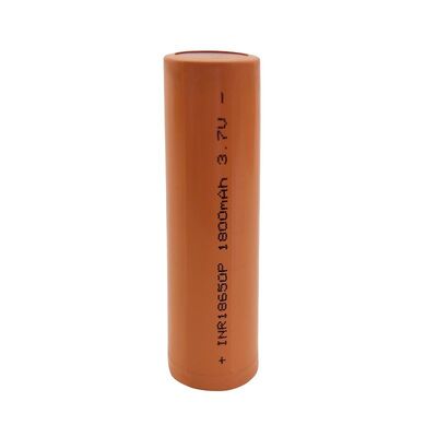 6.66Wh 3.7V 1800mAh 18650 Lithium Ion Battery
