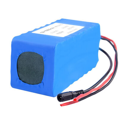 12V 16Ah Rechargeable 18650 Lithium Ion Battery Pack with Separate DC Female Charging Jack & Bare Red Black Terminal Lugs for Agricultural Electric Sprayer，MSDS China Manufacturer