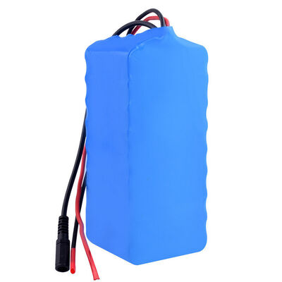 12V 16Ah Rechargeable 18650 Lithium Ion Battery Pack with Separate DC Female Charging Jack & Bare Red Black Terminal Lugs for Agricultural Electric Sprayer，MSDS China Manufacturer