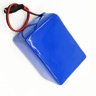 16Ah 12V Rechargeable 18650 Lithium Ion Battery Pack with Single DC Female Connector for Handheld Detector，UN38.3 Compliant Made in China