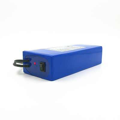 12Ah 12V Rechargeable Lithium Ion Battery Pack with Separate DC Male Female Charge Discharge Cable with Power Switch & LED Indicator Light for Off-Grid Mini DC Equipment，CE Certified