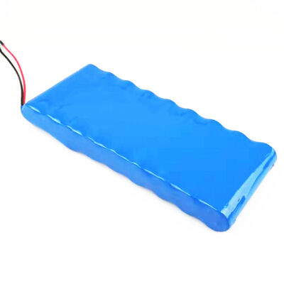 96Wh 8Ah 12V Custom echargeable 18650 Lithium Ion Battery Pack with Bare Red Black Wire Lead for Strip LED Light, CE China Manufacturing Factory