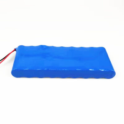 96Wh 8Ah 12V Custom echargeable 18650 Lithium Ion Battery Pack with Bare Red Black Wire Lead for Strip LED Light, CE China Manufacturing Factory