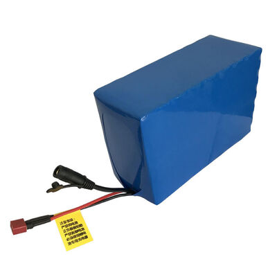 32Ah 12V Vertical Wave 18650 Rechargeable Lithium Battery Pack with DC Female Charging Jack + Red Anderson Plug for Outdoor Emergency Power