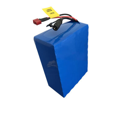 32Ah 12V Vertical Wave 18650 Rechargeable Lithium Battery Pack with DC Female Charging Jack + Red Anderson Plug for Outdoor Emergency Power