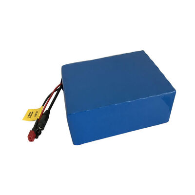 32Ah 12V Vertical Wave 18650 Rechargeable Lithium Battery Pack with DC Female Charging Jack + Red Anderson Plug for Outdoor Emergency Power