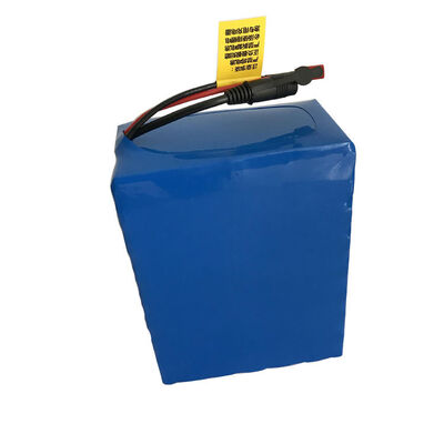 32Ah 12V Vertical Wave 18650 Rechargeable Lithium Battery Pack with DC Female Charging Jack + Red Anderson Plug for Outdoor Emergency Power