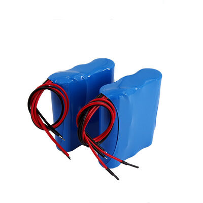 12V 2AH 18650 Lithium Ion Battery Pack with Separate Bare Red Black Wires for Custom Energy Storage, RoHS Compliant Made in China