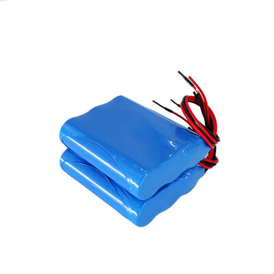 12V 2AH 18650 Lithium Ion Battery Pack with Separate Bare Red Black Wires for Custom Energy Storage, RoHS Compliant Made in China