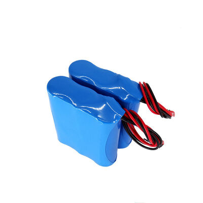 12V 2AH 18650 Lithium Ion Battery Pack with Separate Bare Red Black Wires for Custom Energy Storage, RoHS Compliant Made in China