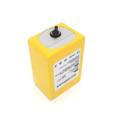 12V 10Ah Hard Yellow Plastic Case Rechargeable Lithium Ion Mobile Power Supply Built-in BMS, CE RoHS Certified Storage Battery for Agricultural Sprayer