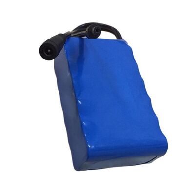 12V 8 Amp Rechargeable 18650 Lithium Ion Battery Pack with Separate DC Male Female Charge Discharge Cable for LED Strip Light, CE China Manufacturing Factory