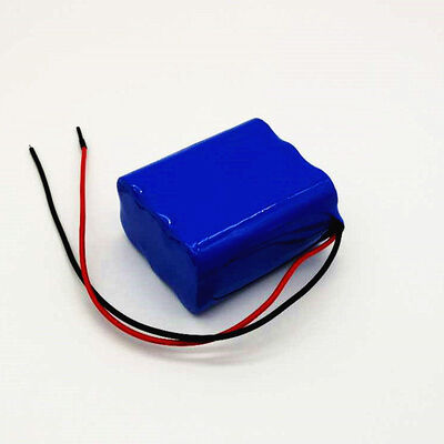 12V 4AH 18650 Rechargeable Lithium Battery Pack with Long Stripped Red & Black Bare Lead Wires for Outdoor Emergency Lights, CB China OEM Manufacturer