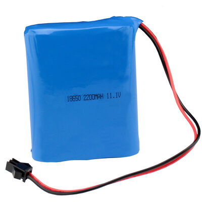 NMC Samsung 12V 2200mAh 18650 Rechargeable Battery Pack with 1C Discharge for Portable Speakers , RoHS Compliant Made in China