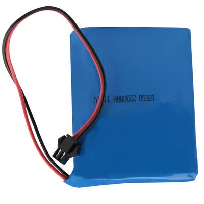 NMC Samsung 12V 2200mAh 18650 Rechargeable Battery Pack with 1C Discharge for Portable Speakers , RoHS Compliant Made in China