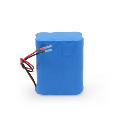 12V 6000mAh Rechargeable Lithium Battery Pack with Pre-crimped Spade Terminal Wires for Portable Speakers , IEC62133 China Manufacturer