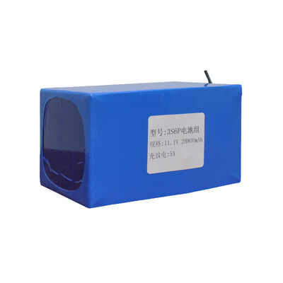 BMS Protected 18650 Battery Pack | 12V 28800mAh 18650 Battery Pack with Shrinked PVC for Vendor Stall Lighting | UN38.3 Compliant Made in China