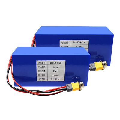 Rechargeable 18650 Battery Pack | 12V 21Ah Lithium Ion Battery Pack with XT60 Connector for Outdoor Solar Equipment | IEC62133 China Manufacturer