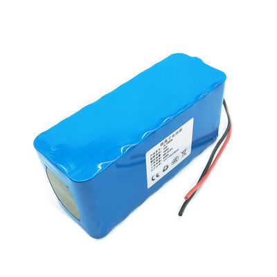 High Capacity 11.1V 16000mAh 18650 Lithium Rechargeable Battery Pack with Bare Red Black Lead Wires for Emergency Backup Power, CE China Manufacturer
