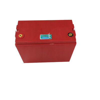High Capacity 12 Volt 20 Amp Red Plastic Shell LiFePO4 Lithium Battery Pack for Solar Backup Power,UN38.3 Certified,Made in China Factory