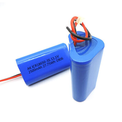 Samsung 18650 Battery Pack | 11.1V 2500mAh 3S 18650 Rechargeable Lithium Battery Pack for  Power Tools | UN38.3 China Manufacturing Factory