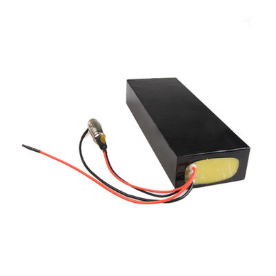 Sumsung 30Ah 24V Long Slim Black Plastic Enclosure 18650 Lithium Ion Battery Pack Built-in BMS XLR 3-Pin Connector Rechargeable Li-ion Battery for Balance Bike, MSDS China Factory