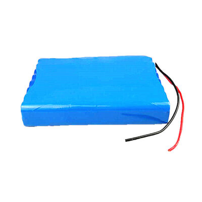 24V 20Ah Thin Flat Rectangular 18650 Lithium Ion Battery Pack Bare Red Black Wires Built-in BMS Rechargeable Li-ion Battery for Massage Equipment, CE China Factory