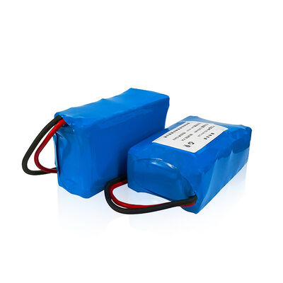 5200mAh 24V High Discharge Lithium Ion Battery Pack Bare Red Black Silicone Wires，Rechargeable Li-ion Storage Battery for Portable Power Equipment，CE China Manufacturer