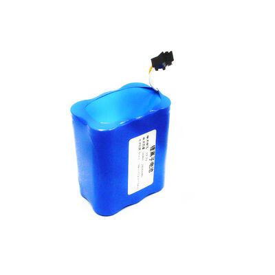 2600mAh 24V Custom Square Wave Shape 18650 Lithium Ion Battery Pack with Multi-Wire Black Plastic Terminal Connector，Li-ion Storage Battery for Medical Equipment，CE Compliant Made in China