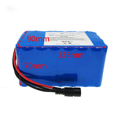 10Ah 24V Lithium Ion Battery Pack with DC Female Power Connector, Blue PVC Insulated Rechargeable Li-ion Storage Battery for CCTV Camera，UN38.3 China Manufacturer