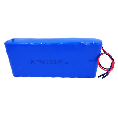 6.7Ah 24V Slim Long Rectangle 18650 Lithium Ion Battery Pack, Red Black Stripped Bare Wire Built-in BMS for Garden Light, IEC62133 China Manufacturer