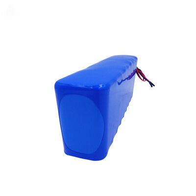 6.7Ah 24V Slim Long Rectangle 18650 Lithium Ion Battery Pack, Red Black Stripped Bare Wire Built-in BMS for Garden Light, IEC62133 China Manufacturer