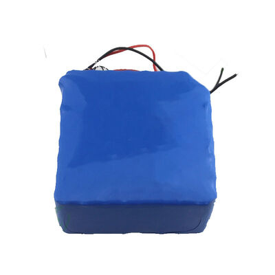 24V 24Ah  18650 Lithium Ion Battery Pack, Dual Group Red Black Stripped Bare Wire Built-in BMS for Portable Household Appliances, CE China Manufacturing Factory