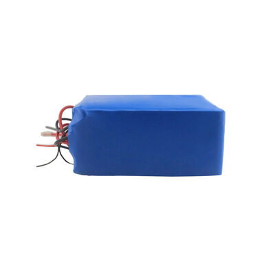 24V 24Ah  18650 Lithium Ion Battery Pack, Dual Group Red Black Stripped Bare Wire Built-in BMS for Portable Household Appliances, CE China Manufacturing Factory