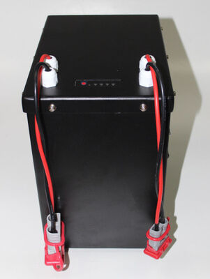 Custom 120Ah 24V LiFePO4 Lithium Iron Phosphate Battery Pack，Metal Enclosure with Dual Anderson Quick Disconnect Plugs for E-Boat Golf Cart，MSDS China Manufacturer