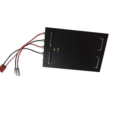 24V 200 AMP LiFePO4 Lithium Iron Phosphate Battery Pack, Dual Metal Carry Handles Dual Anderson for Fishing Boat, RoHS Compliant Made in China