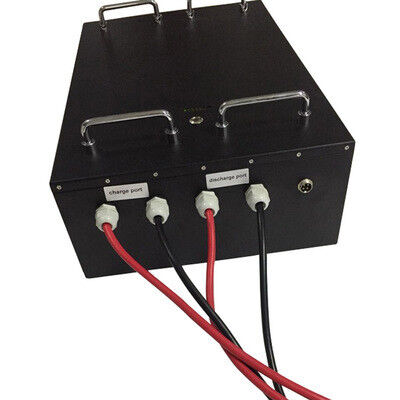 24V 200 AMP LiFePO4 Lithium Iron Phosphate Battery Pack, Dual Metal Carry Handles Dual Anderson for Fishing Boat, RoHS Compliant Made in China