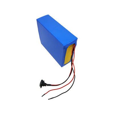 24V 50Ah 18650 Lithium Ion Battery Pack with Separate Balance Sampling Wires & Single DC Male Shared Charge Discharge Plug, CB China Manufacturer