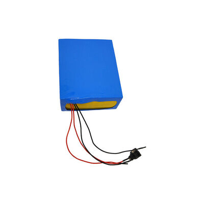 24V 50Ah 18650 Lithium Ion Battery Pack with Separate Balance Sampling Wires & Single DC Male Shared Charge Discharge Plug, CB China Manufacturer