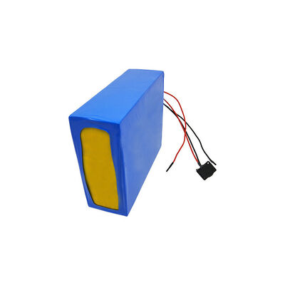 24V 50Ah 18650 Lithium Ion Battery Pack with Separate Balance Sampling Wires & Single DC Male Shared Charge Discharge Plug, CB China Manufacturer