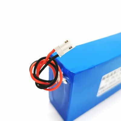 5200mAh 24V Rectangle 18650 Rechargeable Lithium Ion Battery Pack with White 2Pin JST Connector for Small DC Water Pump, CE China Manufacturing Factory