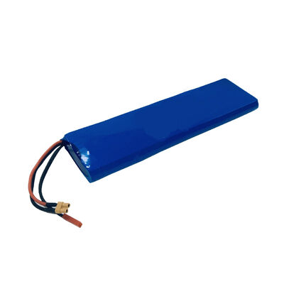 24V 4000mAh Ultra Slim Long Flat LiPo Lithium Polymer Battery Pack with XT30 High Current Connector for Portable Strip Lighting, UN38.3 China Manufacturer