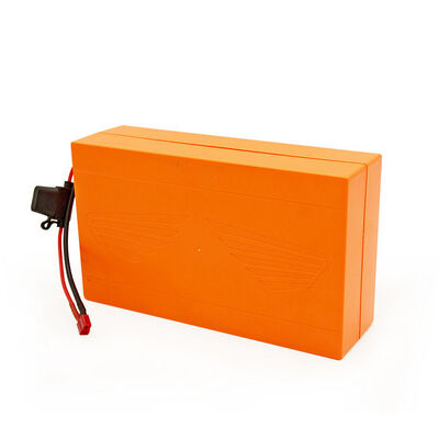 15Ah 48V Orange 18650 Lithium Ion Battery Pack Built-in BMS Red Anderson Plug Rechargeable Li-ion Battery for Electric Scooter, RoHS Compliant Made in China