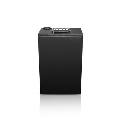 70V 20Ah LiFePO4 Lithium Battery Pack with Single Recessed Top Carry Handle & Side IEC Charging Socket, Built-in Smart BMS Power Battery for Electric Tricycle，UN38.3 Certified