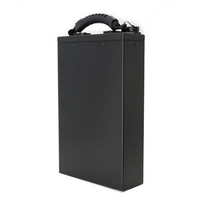 60V 20Ah LiFePO4 Lithium Battery Pack with Anti-Slip Fabric Carry Handle & Side Aviation Connector Port for Portable Outdoor Equipment，IEC62133 China Manufacturer